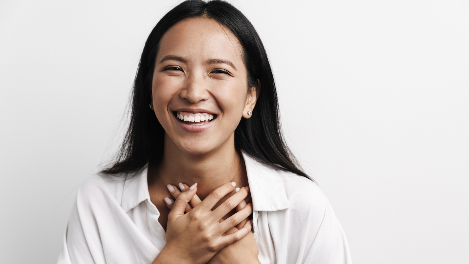 a happy woman